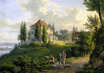 Der kaiserliche Arenenberg auf einem Gemälde von Emmanuel Labhard
