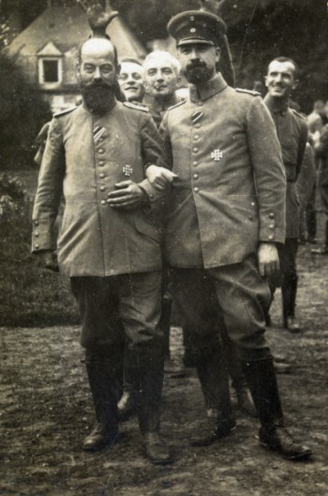 Leutnant Adolf Merk und Gefährte