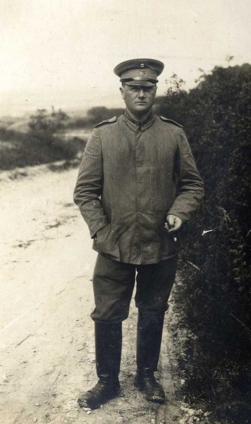 Vizewachmeister Richard Adler im Portrait