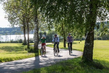 Radfahren beim Beurener Badsee